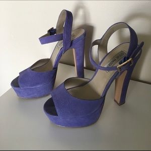 Suede Steve Madden heels